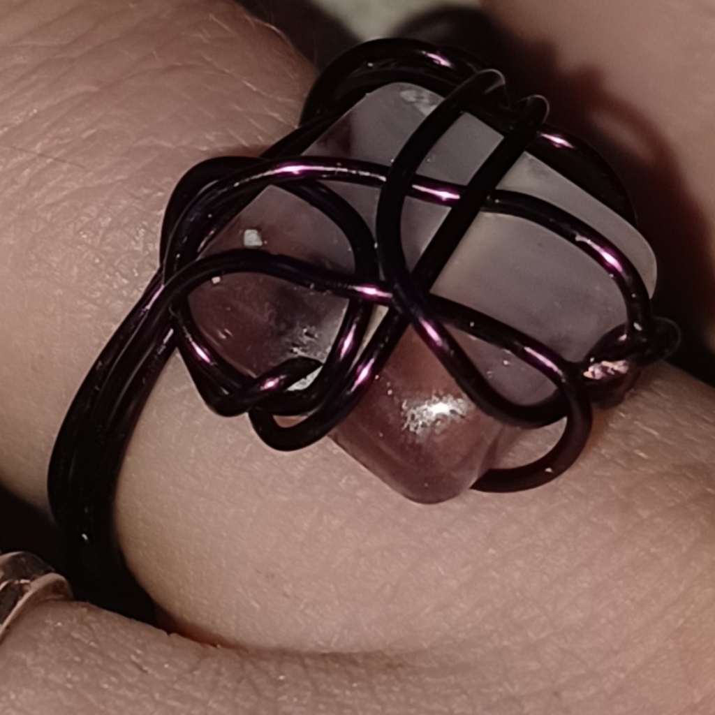 Amethyst Wrapped Ring